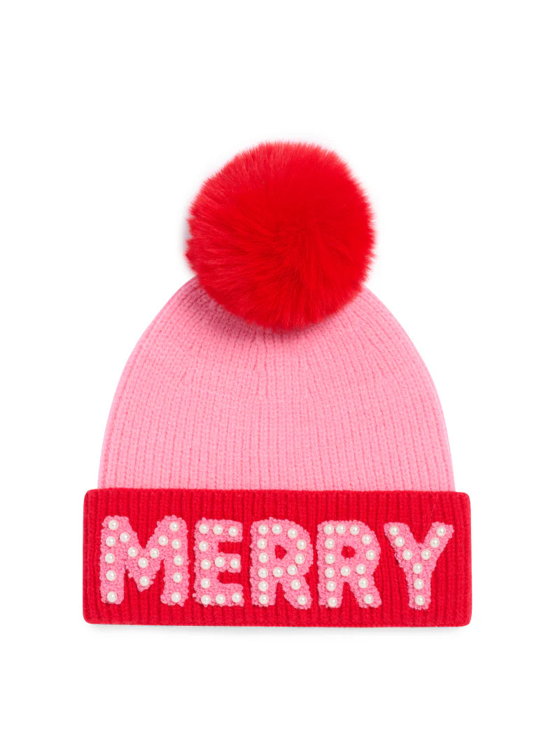 Shiraleah | “MERRY” Pom Beanie