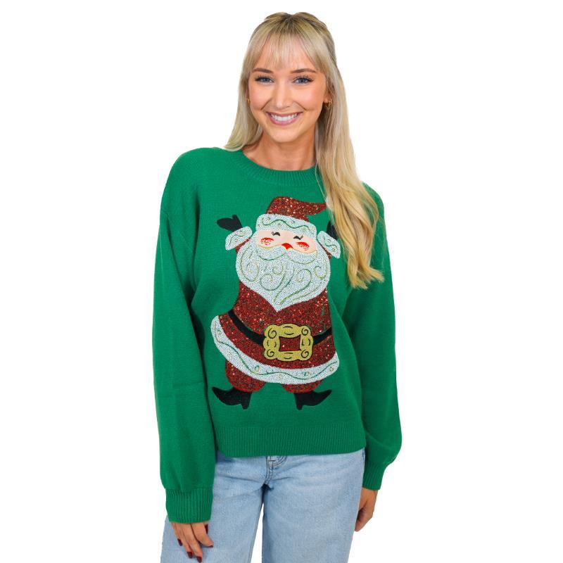Adult Jolly Good Guy Green Crewneck