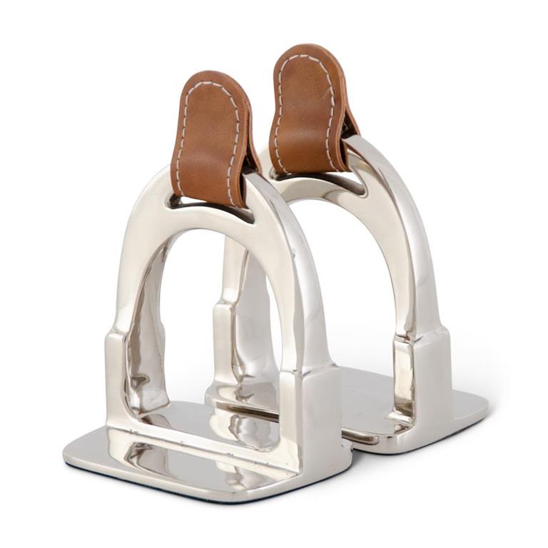 Equestrian Stirrup Bookends – Set of 2