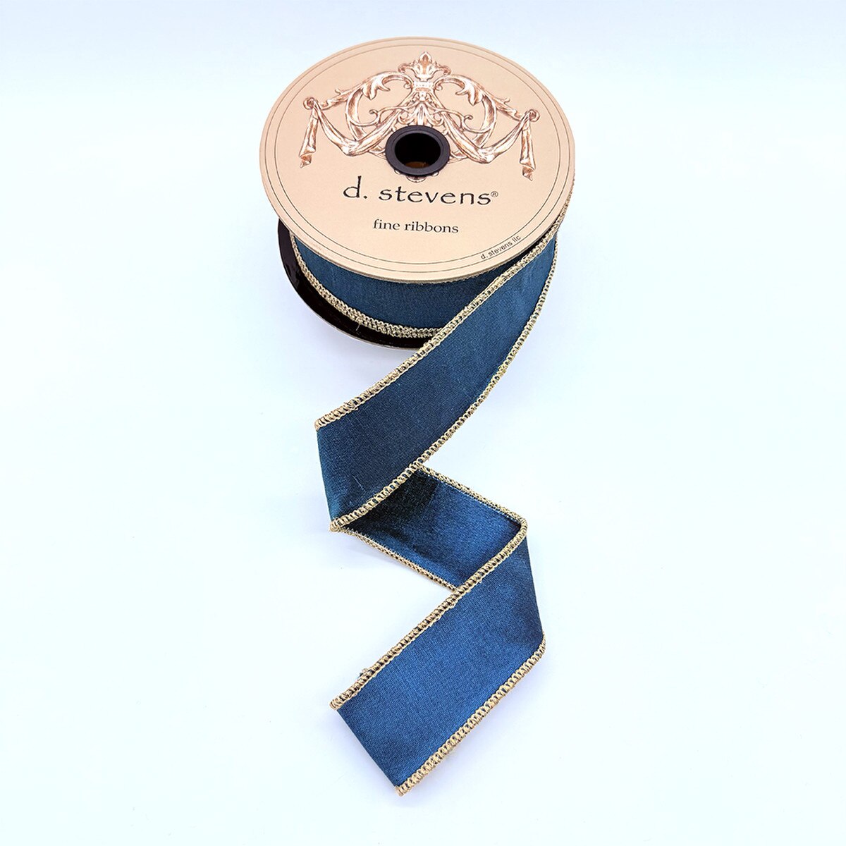 1.5" x 10 Yards Dupion Ribbon – Dark Teal