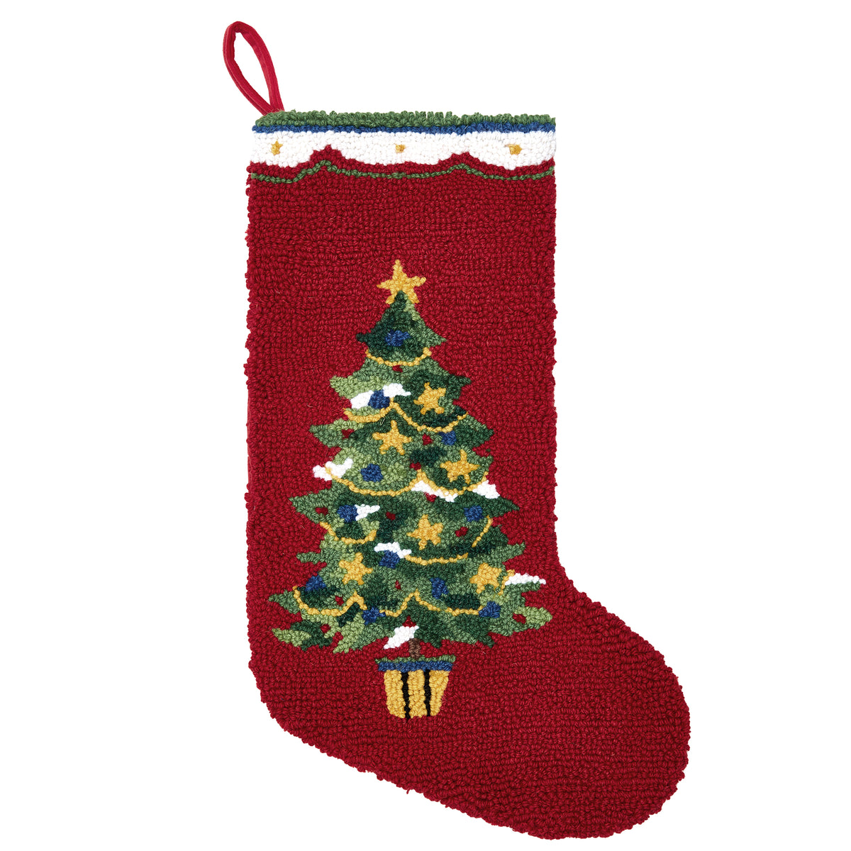 Christmas Tree Hook Stocking – 12" x 20"