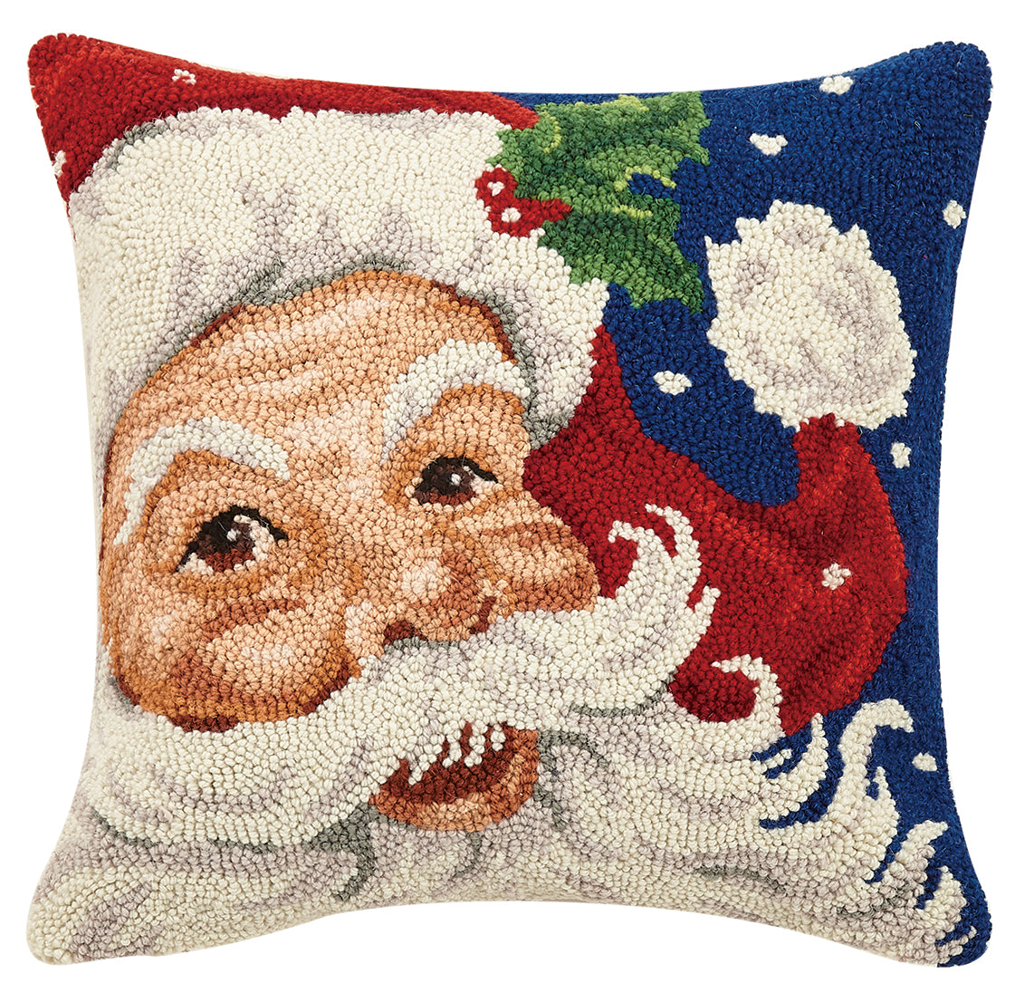 Santa Hook Pillow – 18" x 18"