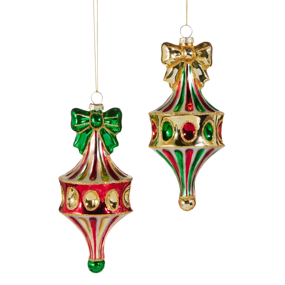 6" Christmas Finial Ornament