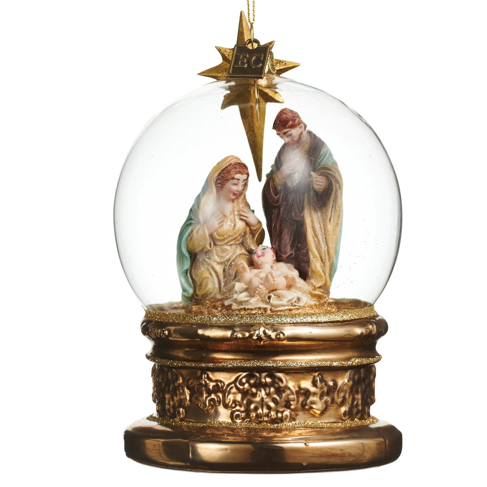 Eric Cortina 5.5" The Blessed Birth Globe Ornament