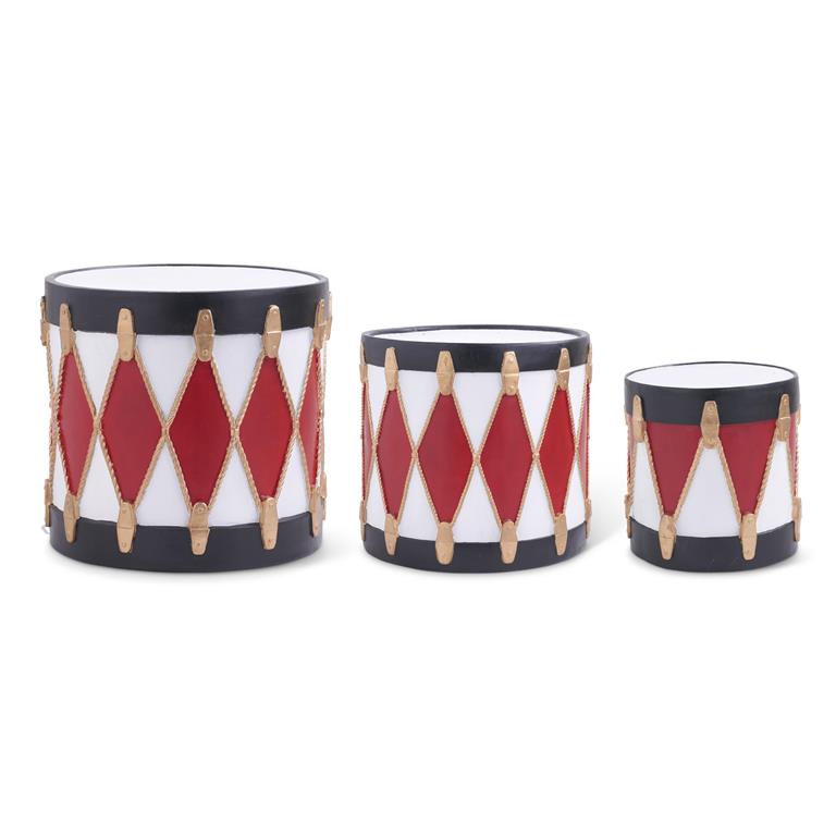 Drum Planters – Set of 3