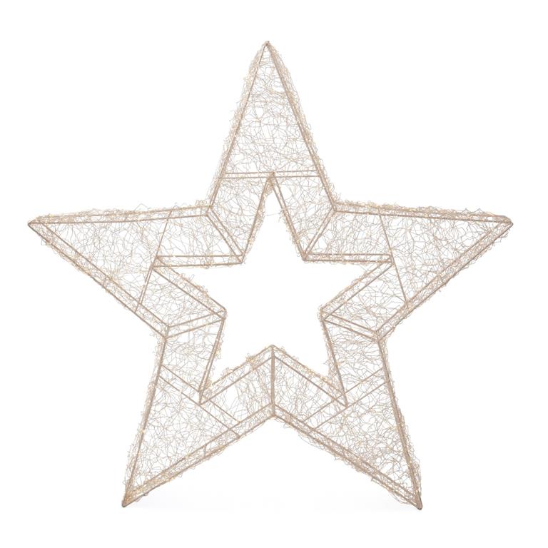 33" Electric LED Silver Star