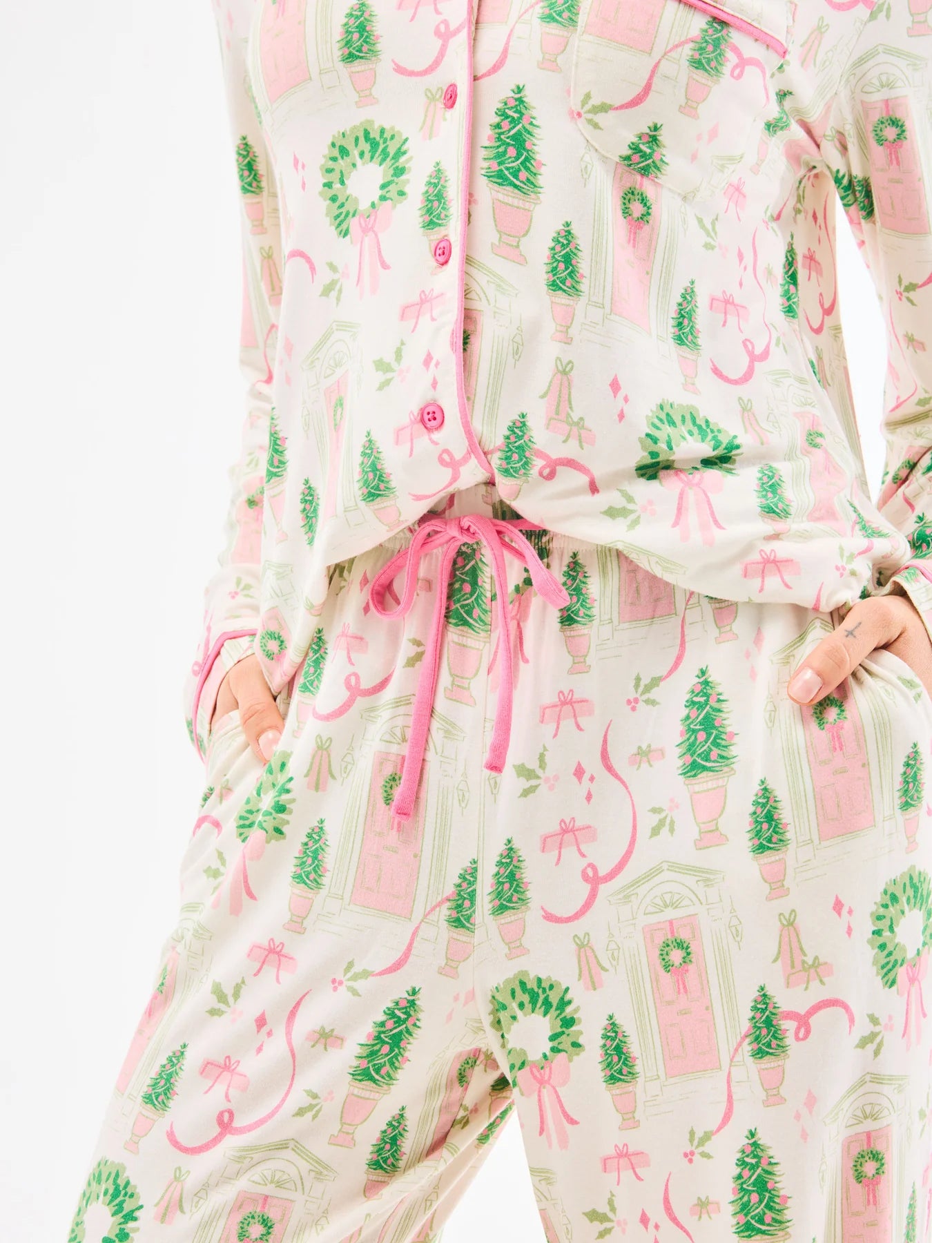 Mary Square Home for Christmas Pajama Set