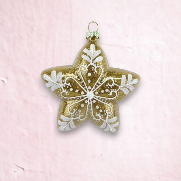 Gingerbread Star Ornament