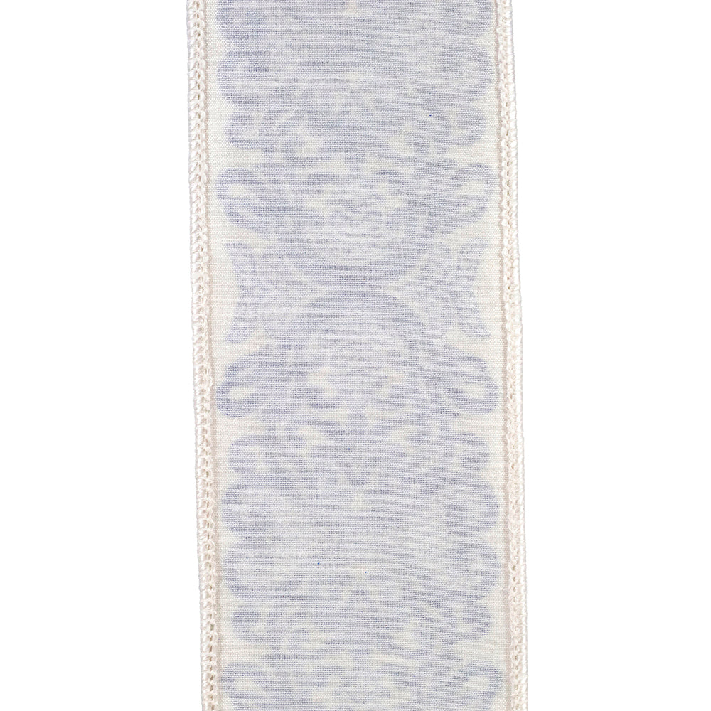 Royal Blue Scrollwork Ribbon – 2.5" x 10 Yards