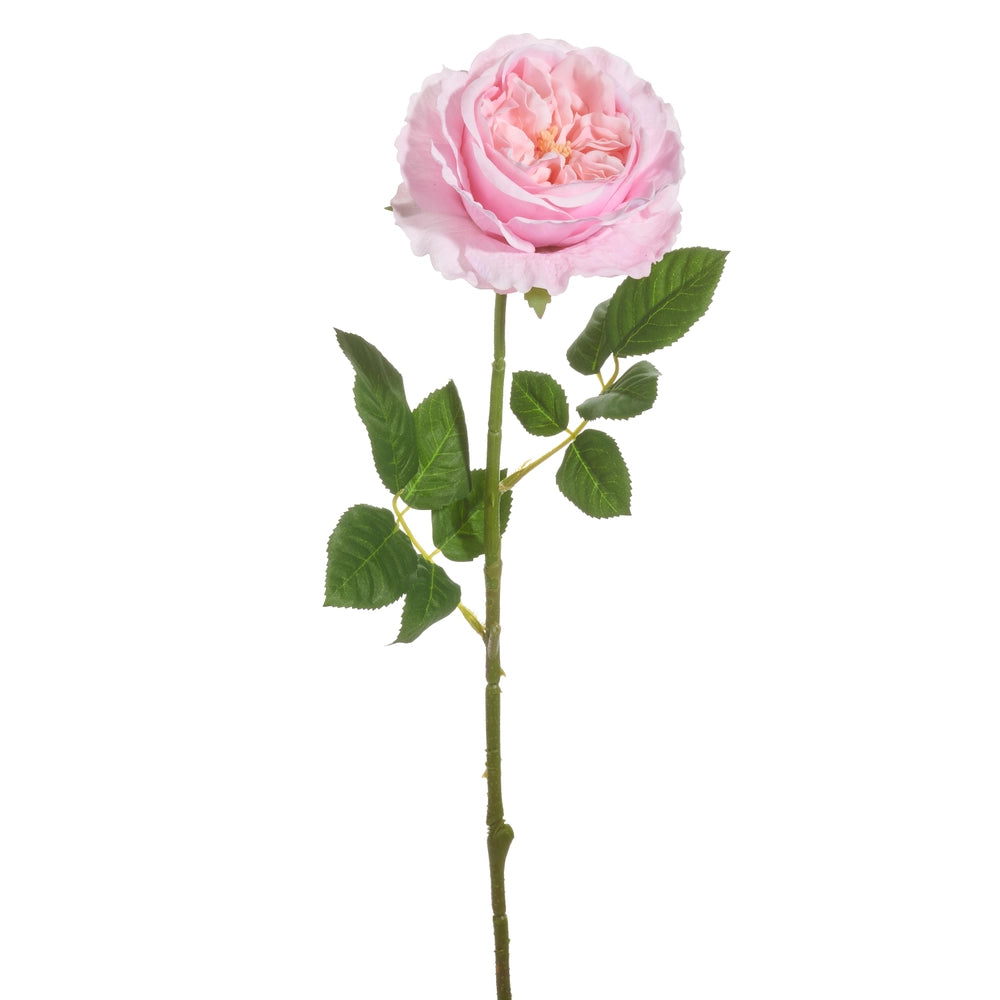Real Touch Pink Rose Spray – 25"