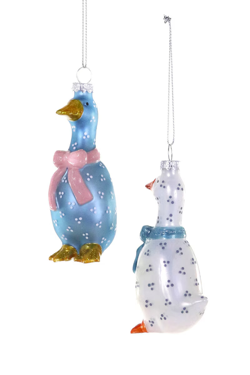 Country Goose Christmas Ornament – 4"