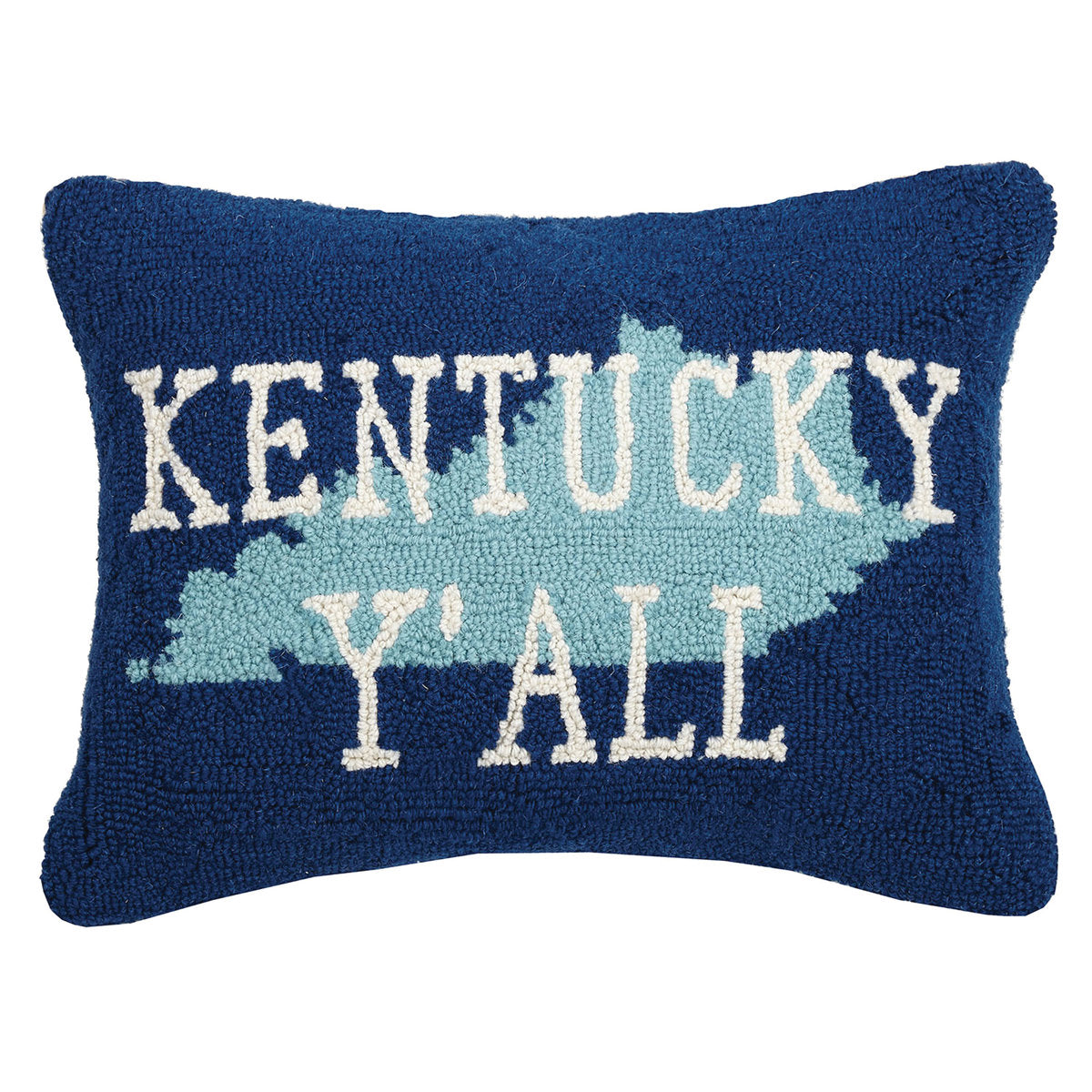 Kentucky Y’all Hooked Pillow – 14" x 18"