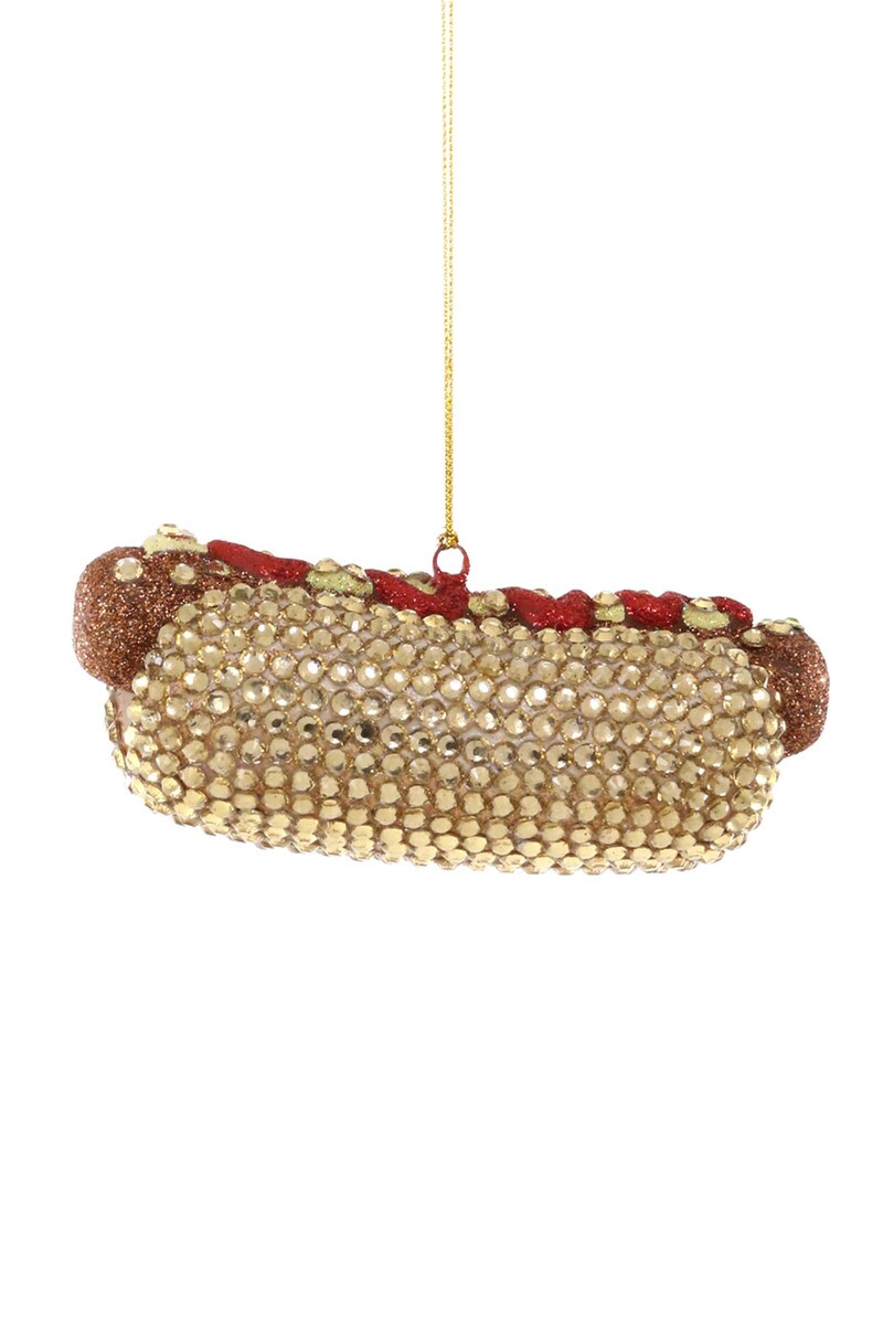 Hot Dog on the Ritz Ornament