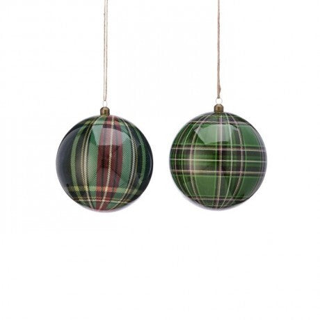 Gentlemen’s Plaid Ball Ornament