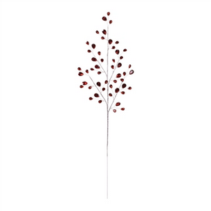 29” Red Jeweled Spray