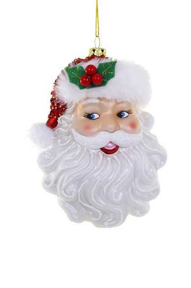 Vintage Santa Head Ornament