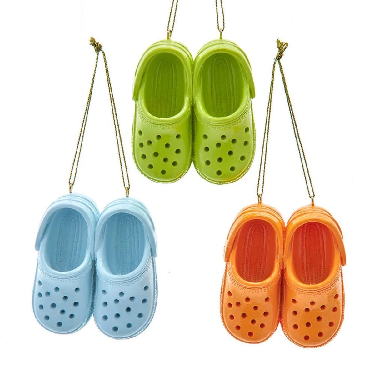 Colorful Clog Shoe Ornament – 3"