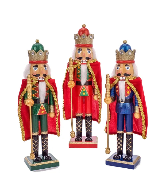 Kurt Adler Regal King Nutcracker – 15” (Sold Separately)