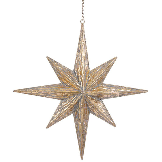 Star of Bethlehem Ornament – Gold, 20.5"