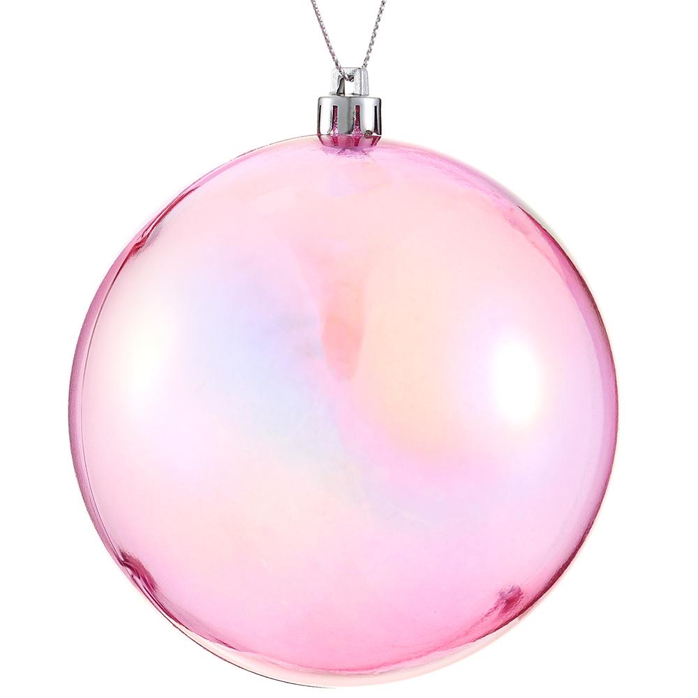 4" Shatterproof Ball Ornament – Pink