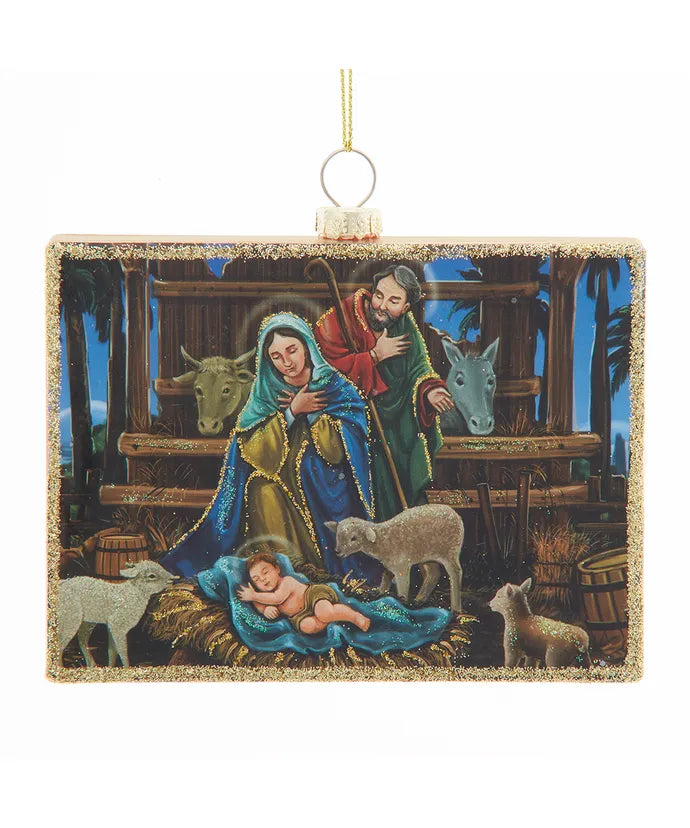 Kurt Adler 4.25" Holy Family Ornament