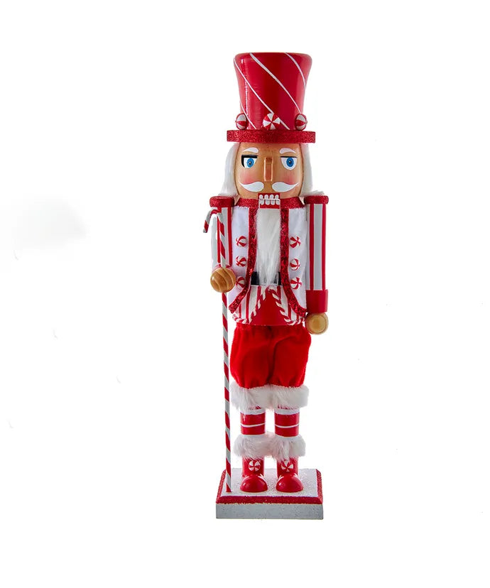 Kurt Adler 15" Peppermint Nutcracker