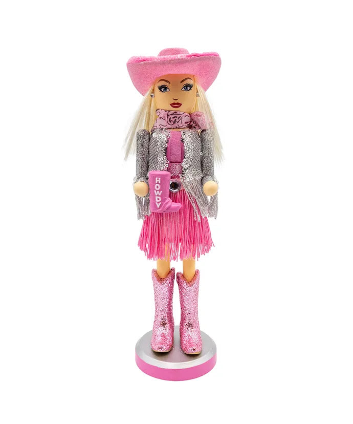 Kurt Adler 12" Honky Tonk Cowgirl Nutcracker