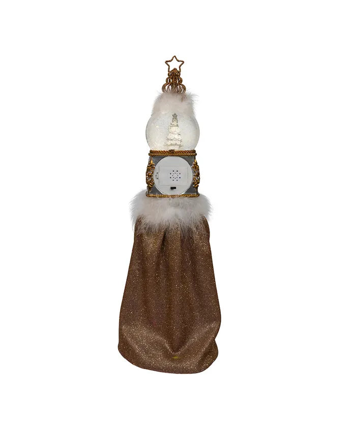 22" Hollywood Nutcrackers™ Musical Gold & Silver Nutcracker With Water Globe