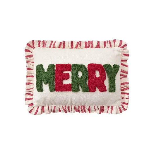Merry Hook Pillow – 8" x 12"