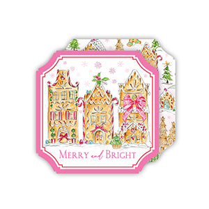Merry & Bright Gingerbread Reversible Coasters