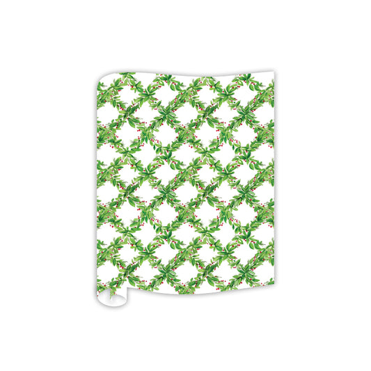 Holly Lattice Table Runner