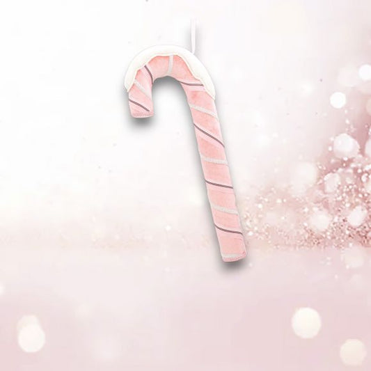 22" Pink Candy Cane Decoration