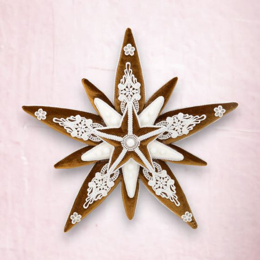 19" Gingerbread Snowflake