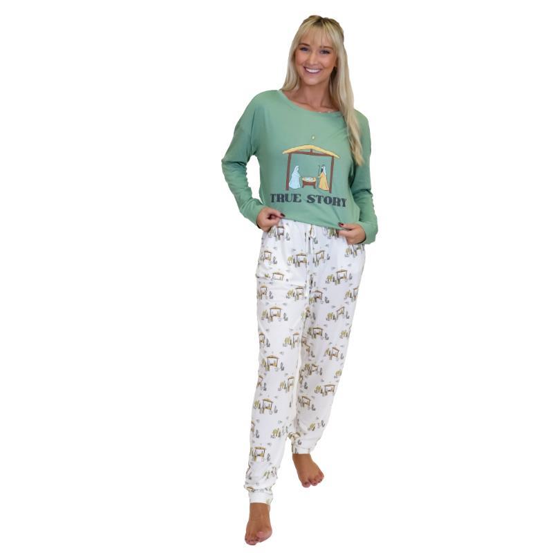 Adult “True Story” Bamboo Jogger Pant Set