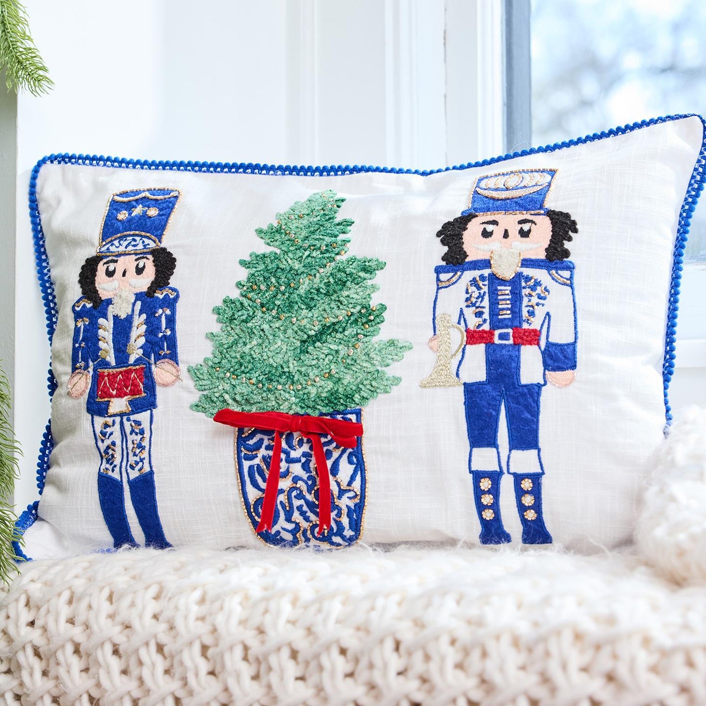 Merry Marchers Lumbar Pillow