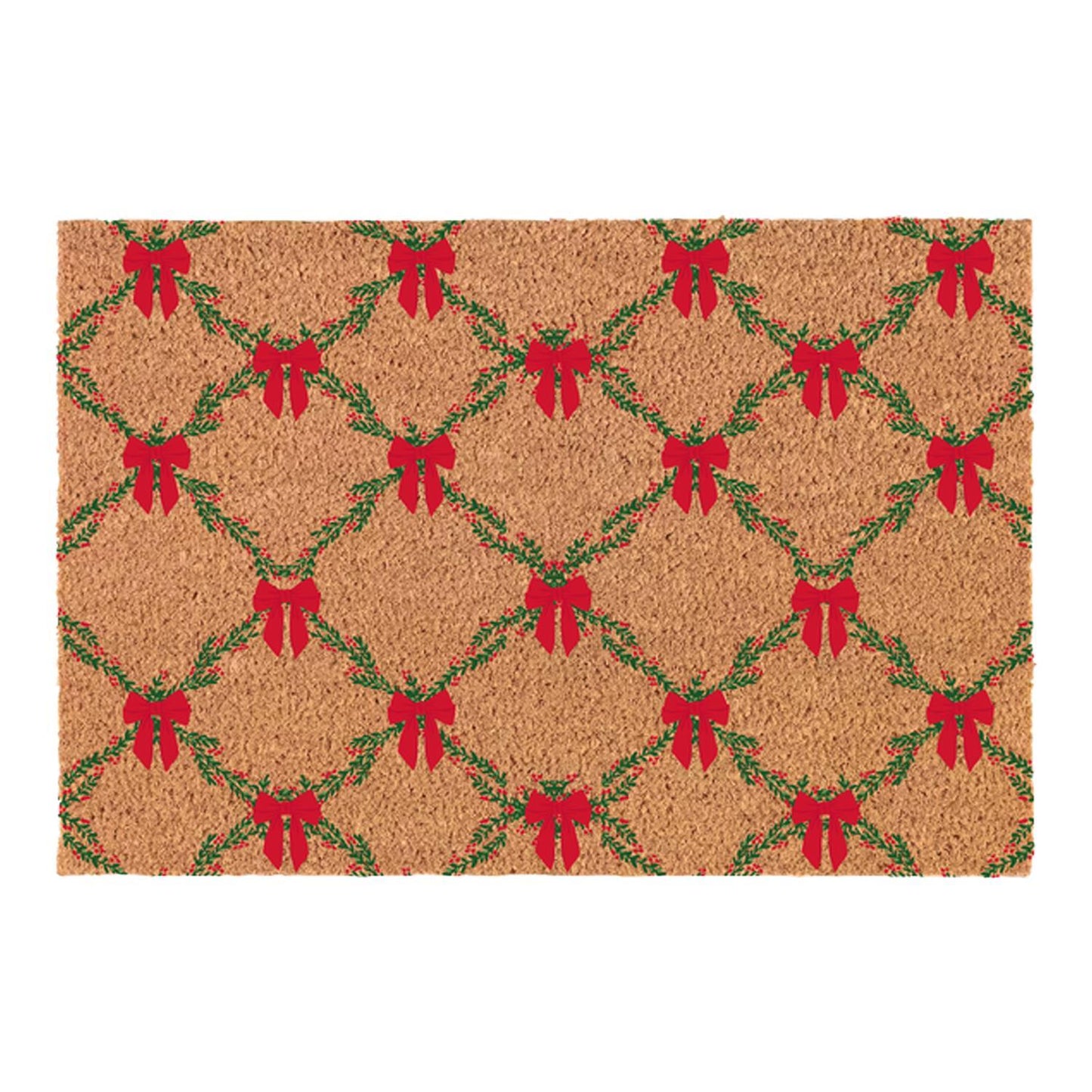 Holiday Trellis Door Mat