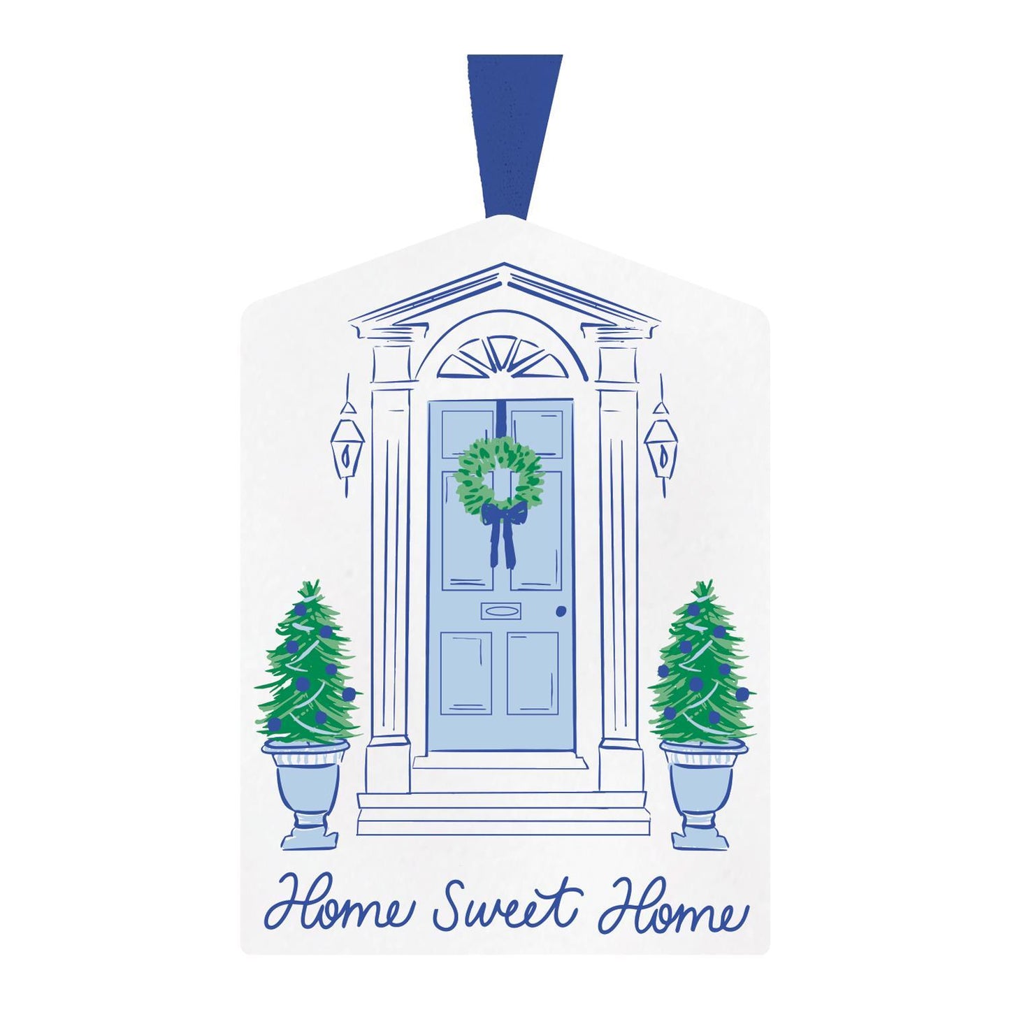 “Home Sweet Home” Front Door Ceramic Ornament