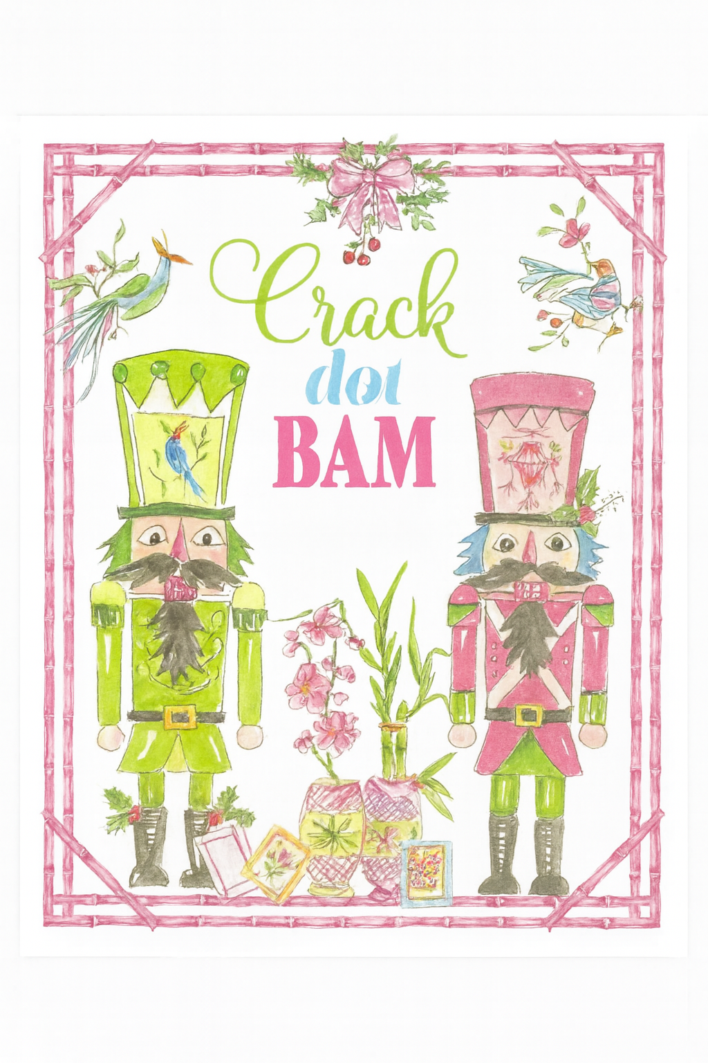 Crack Dot BAM Nutcracker Greeting Cards – Set of 10
