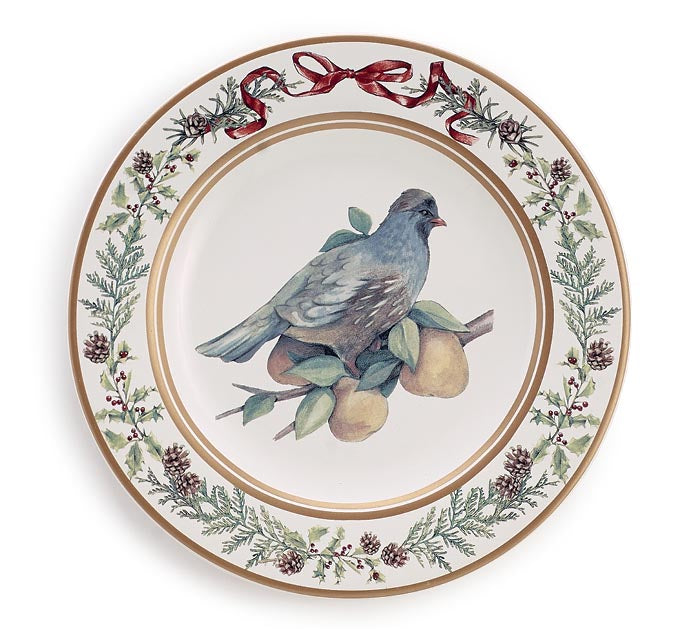 Partridge in a Pear Tree Dinner Plate