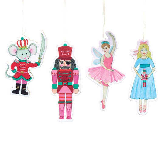 Nutcracker Wooden Ornaments – Sold Separately