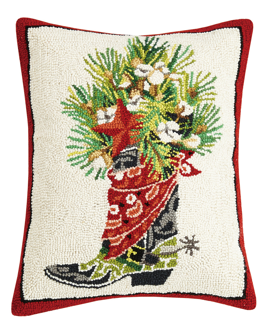 Holiday Boot Hook Pillow – 16x20