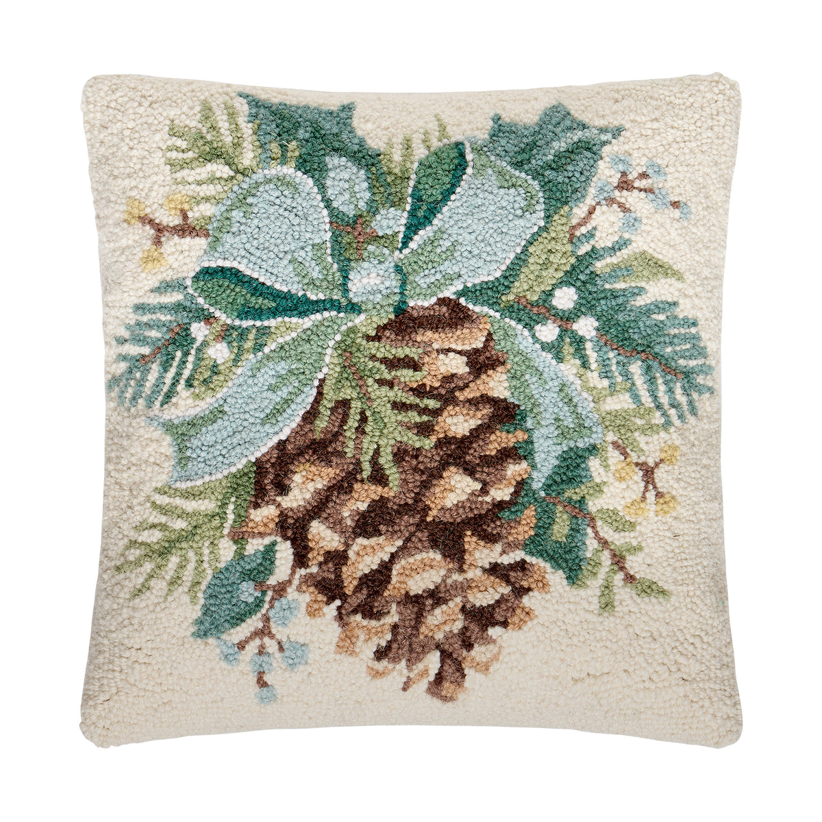 Pine Hook Pillow – 16" x 16"