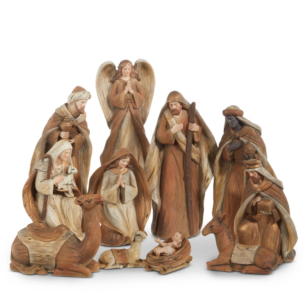 9.5" Traditional Nativity Set – 11 Pieces