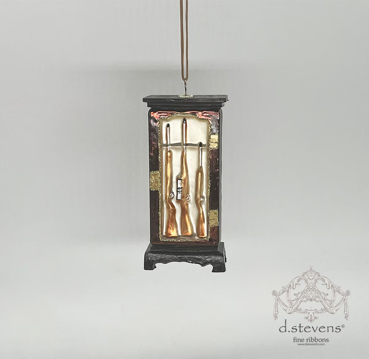 5.5" Glass Gun Cabinet Ornament