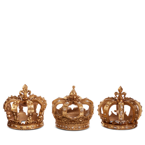 5" Decorative Gold Crowns – Sold Separately at Random