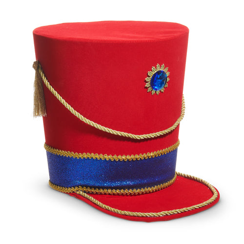 11.5" Nutcracker Drum Major Hat Tree Topper