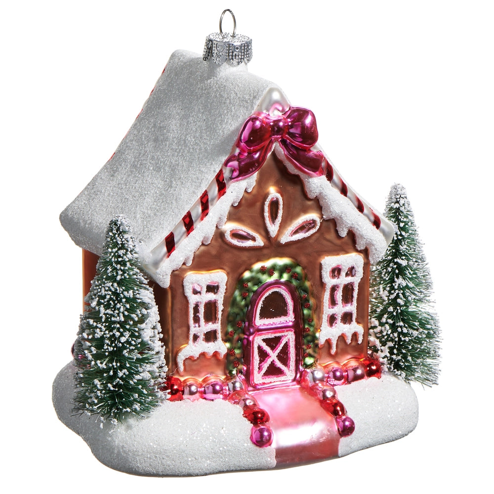 5" Gingerbread House Ornament