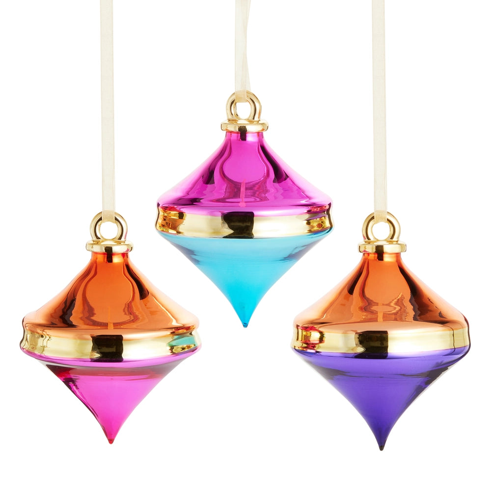4" Multicolor Top Ornament
