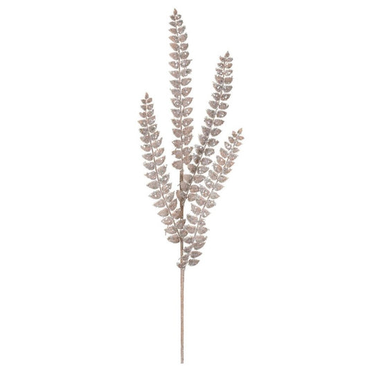 32” Sequin Fern Spray – Champagne