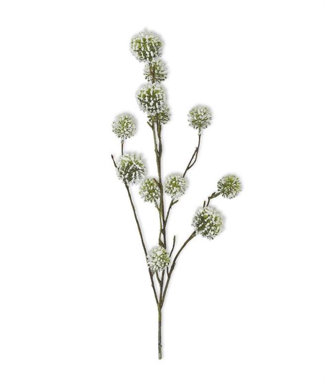 31" Snowy Pom Pom Stem